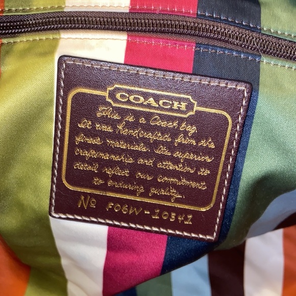 Coach MANDY Legacy Limited Edition Signature Jacquard Leather Satchel Handbag - Picture 15 of 15